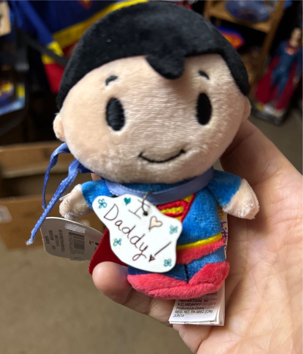 Itty Bittys By Hallmark Itty Bittys Superman Plush Toy Dc 4” Stuffed Comics - DC Comics vinyl figure collectible [Barcode 795902424367] - Main Image 2