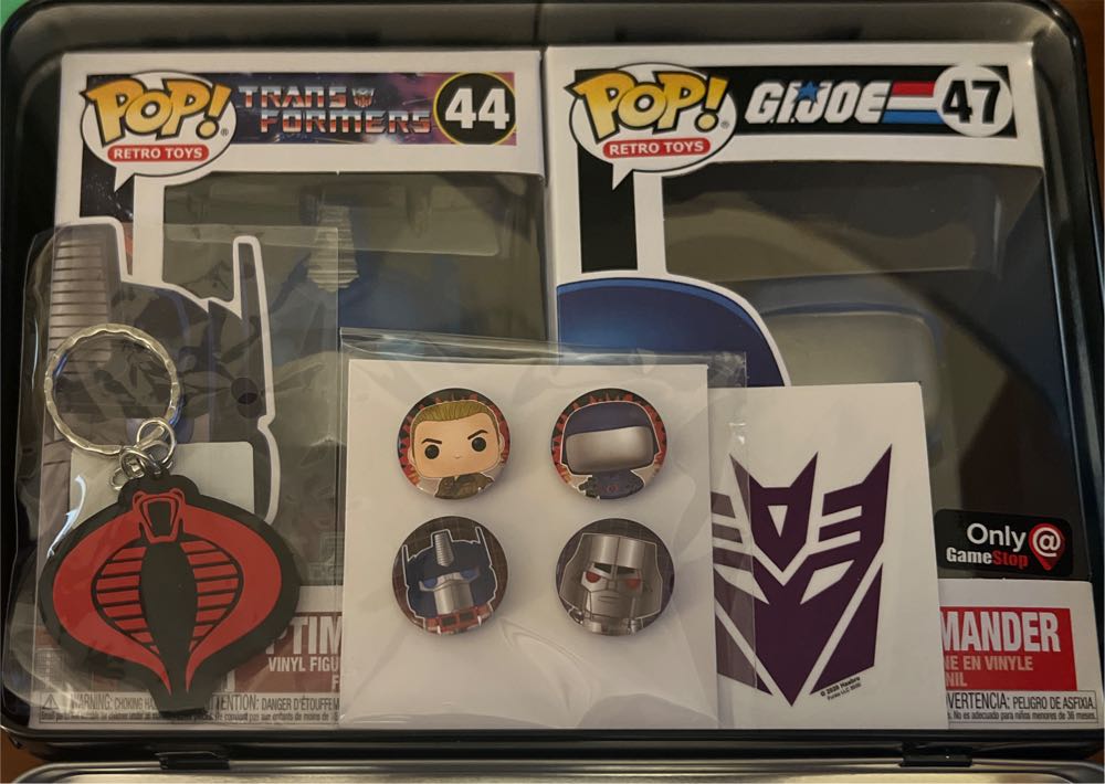 Gamestop Lunchbox GI Joe/Transformers  vinyl figure collectible - Main Image 3