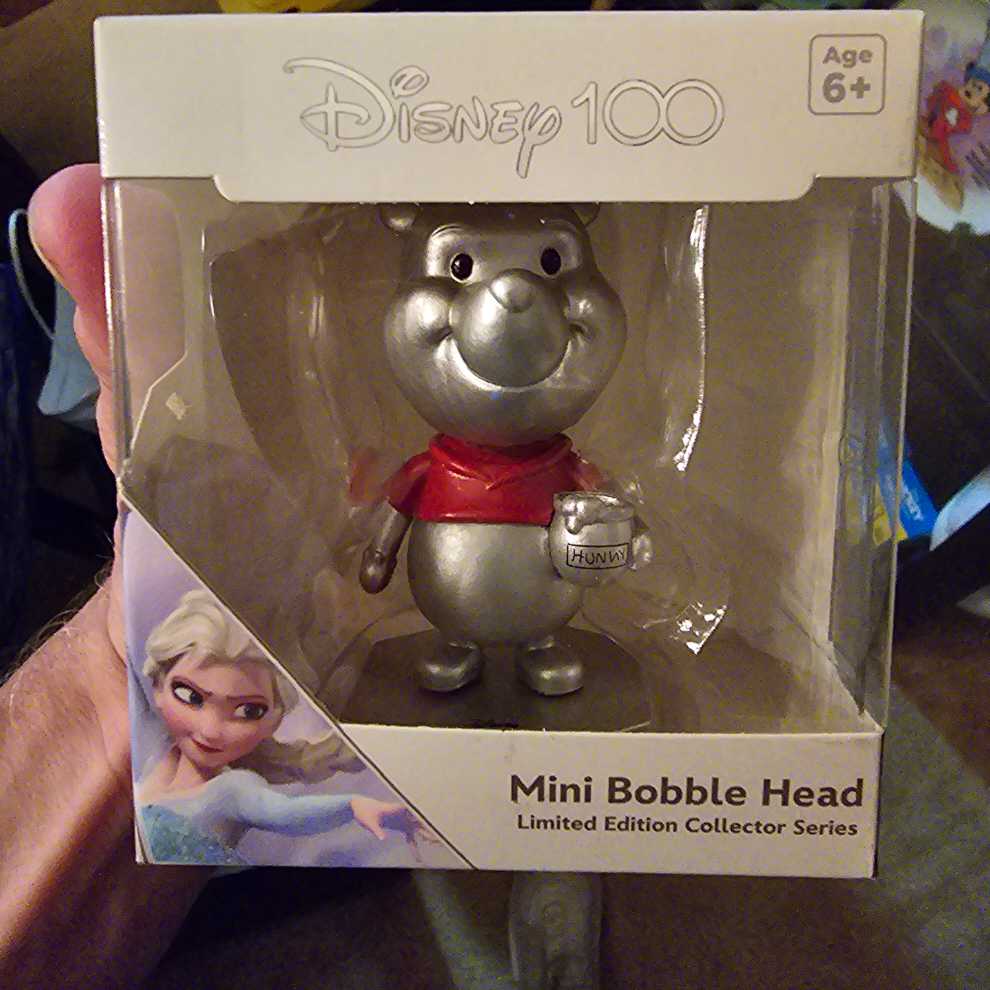 Disney 100 Mini Bobble Head  vinyl figure collectible [Barcode 840070945647] - Main Image 2