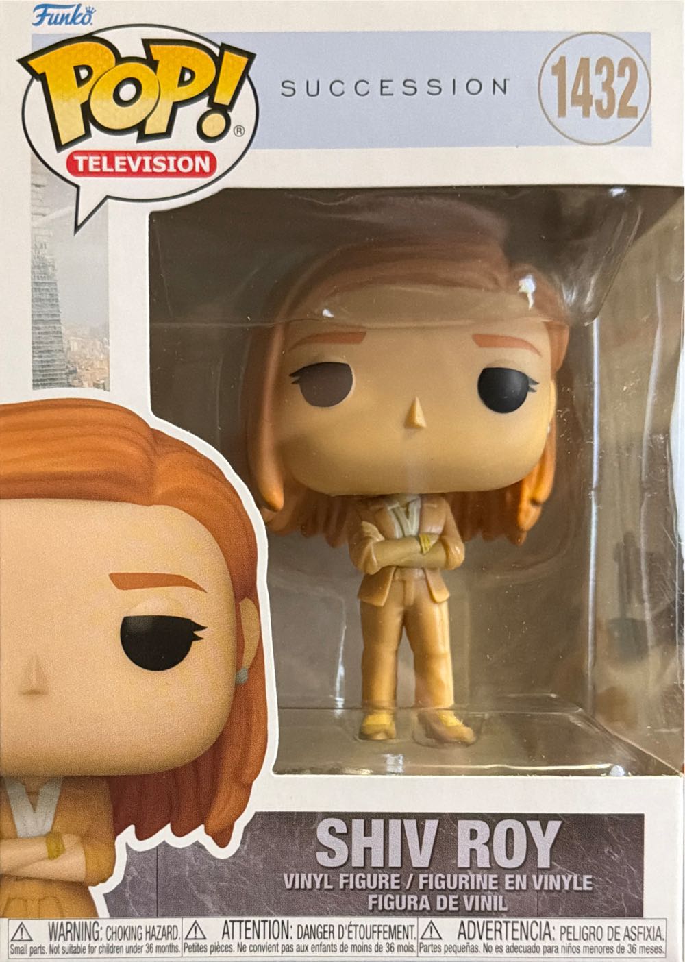 Succession 1432 - Shiv Roy  vinyl figure collectible [Barcode 889698756587] - Main Image 3