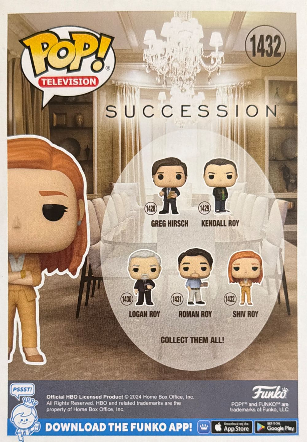 Succession 1432 - Shiv Roy  vinyl figure collectible [Barcode 889698756587] - Main Image 4