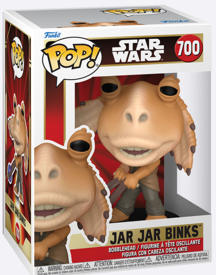 Jar Jar Binks - Star Wars vinyl figure collectible [Barcode 889698760171] - Main Image 2