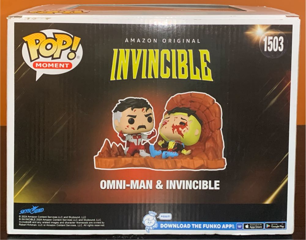 Omni-Man & Invincible Signed/Sketched Funko  vinyl figure collectible [Barcode 889698773997] - Main Image 3