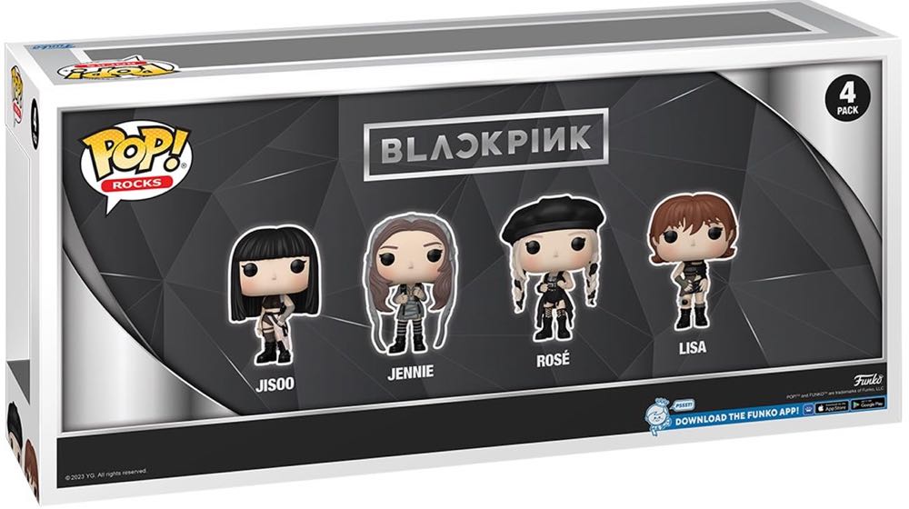 Jisoo / Jennie / Rosé / Lisa 4-Pack (BLACKPINK)  vinyl figure collectible [Barcode 889698769433] - Main Image 2
