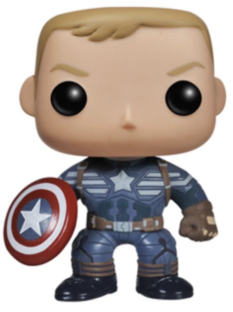 Captain America (Unmasked) $280  vinyl figure collectible - Main Image 2