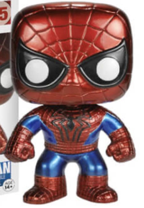 Spider-Man (Metallic) $3040  vinyl figure collectible - Main Image 2