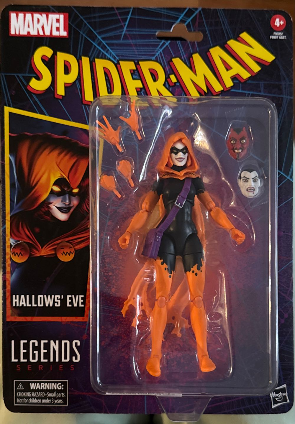 Spider-man  Hallows’ Eve Marvel Legends Series Hallows’ Eve Spider-man Comics Collectible 6-inch Action Figure  vinyl figure collectible [Barcode 5010996197078] - Main Image 2