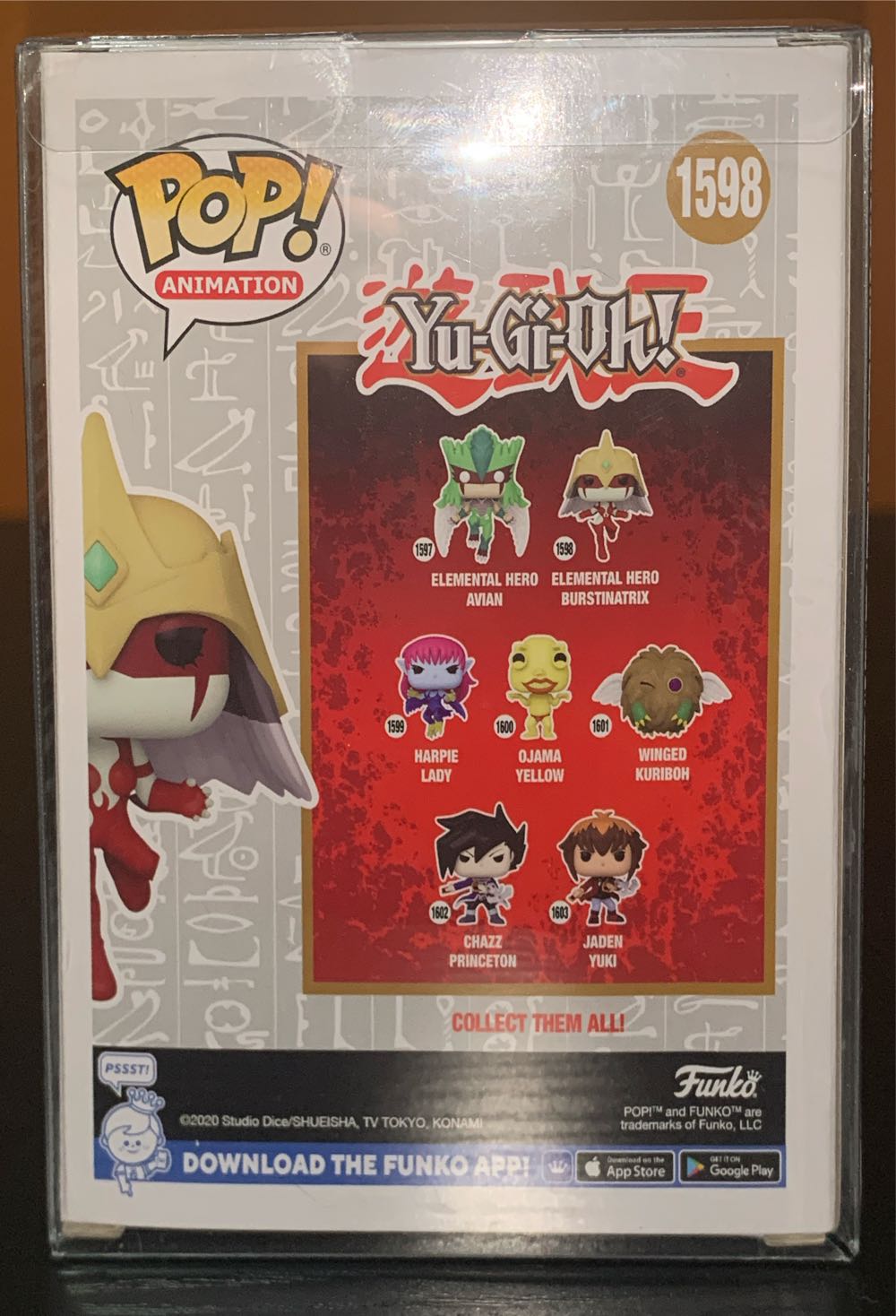 #1598: Elemental Hero Burstinatrix  vinyl figure collectible [Barcode 889698756044] - Main Image 3