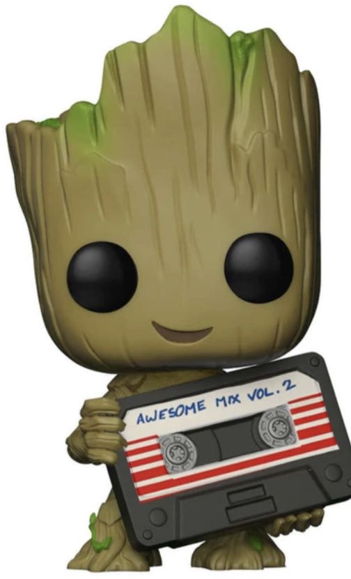 Groot with Cassette $65  vinyl figure collectible - Main Image 2