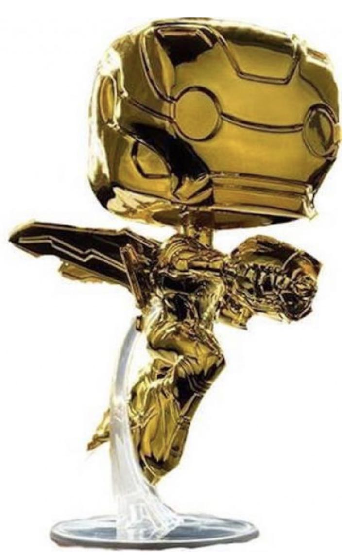 Iron Man (Gold Chrome) $20  vinyl figure collectible - Main Image 2