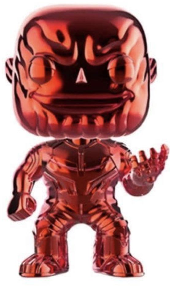Thanos (Red Chrome) $11  vinyl figure collectible - Main Image 2