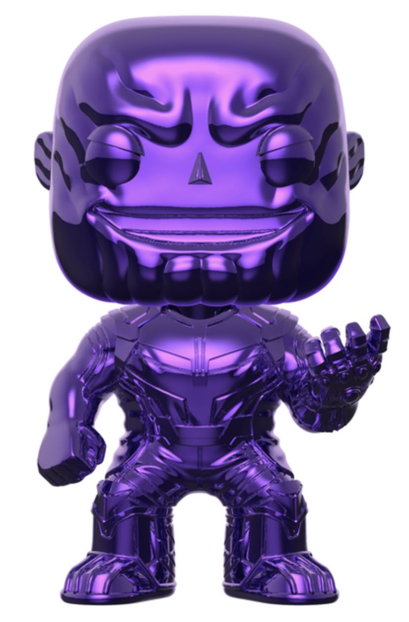 Thanos (Purple Chrome) $16  vinyl figure collectible - Main Image 2