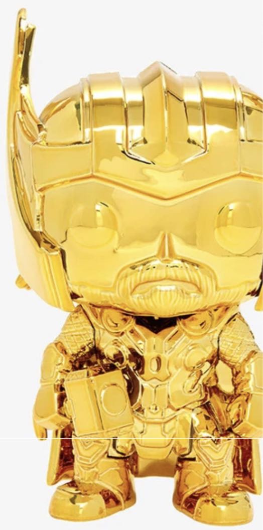 Thor (Gold Chrome) $11  vinyl figure collectible - Main Image 2
