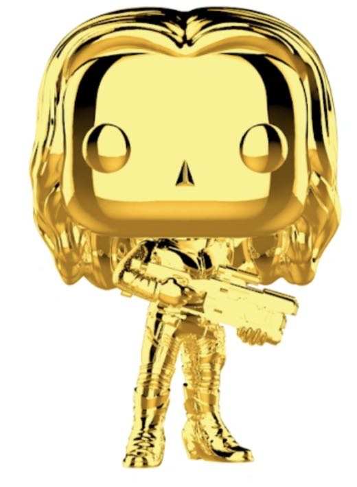 Gamora (Gold Chrome) $14  vinyl figure collectible - Main Image 2