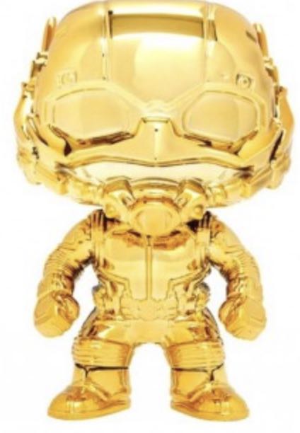 Ant-Man (Gold Chrome) $10  vinyl figure collectible - Main Image 2