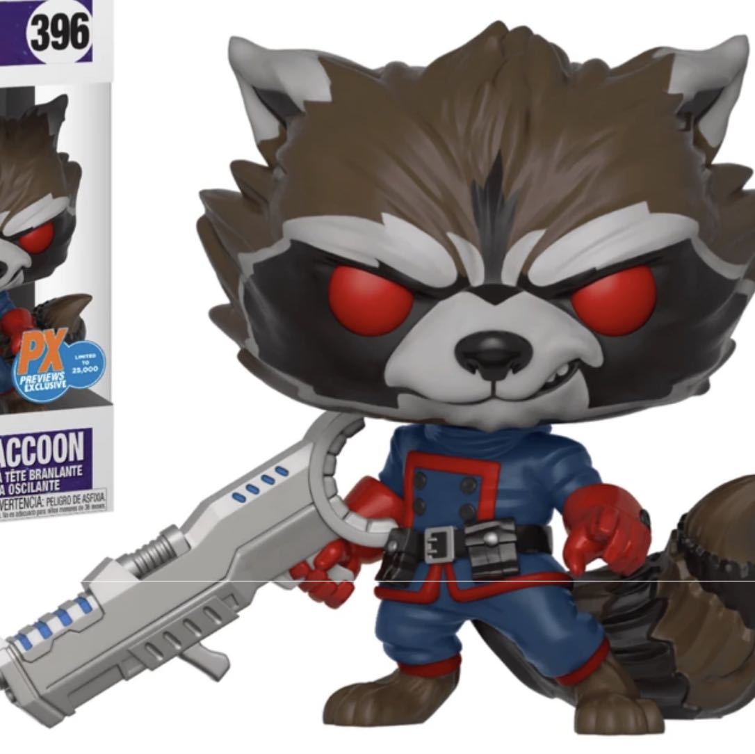 Rocket Racoon (Classic) $12  vinyl figure collectible - Main Image 2