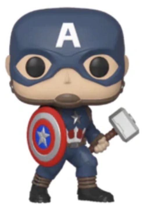 Captain America (With Mjolnir)  vinyl figure collectible - Main Image 2