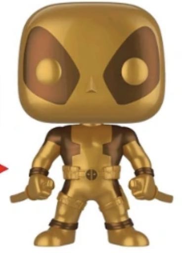 Deadpool (Gold) $90  vinyl figure collectible - Main Image 2
