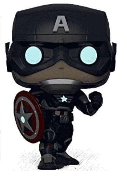 Captain America (Marvel’s Avengers, Glow in the Dark) $18  vinyl figure collectible - Main Image 2