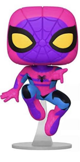 Spider-Man (Blacklight) $35-$45  vinyl figure collectible - Main Image 2