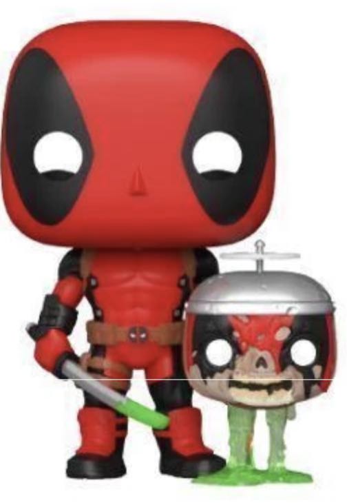 Deadpool (With Headpool) $28  vinyl figure collectible - Main Image 2