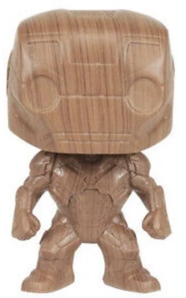 Iron Man (Wood) $14-$17  vinyl figure collectible - Main Image 2