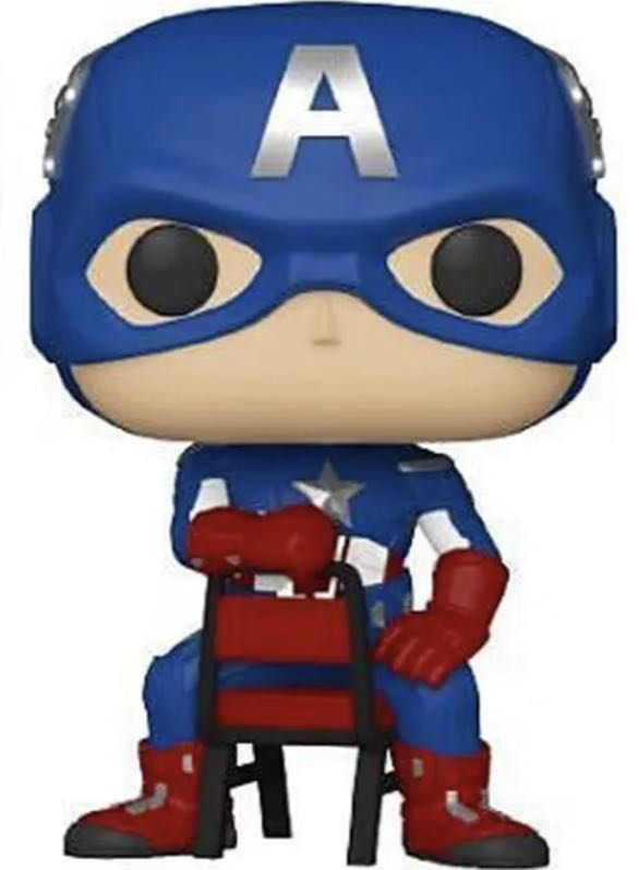 Captain America (Chair) $15  vinyl figure collectible - Main Image 2