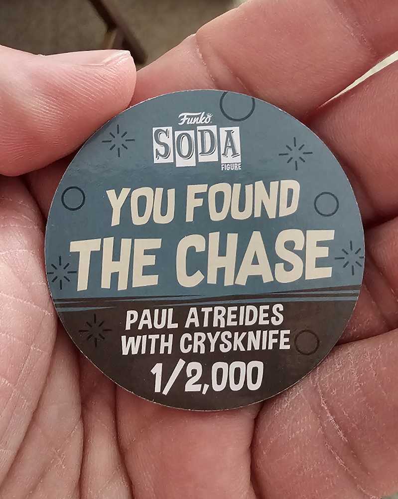 Paul Atreides Dune Funko Vinyl Soda  vinyl figure collectible [Barcode 889698660013] - Main Image 2