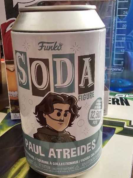 Paul Atreides Dune Funko Vinyl Soda  vinyl figure collectible [Barcode 889698660013] - Main Image 3