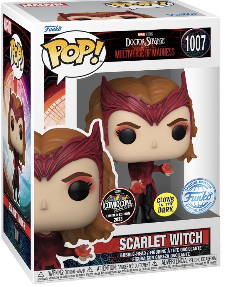 Scarlet Witch (Glow in the Dark) $20  vinyl figure collectible - Main Image 1