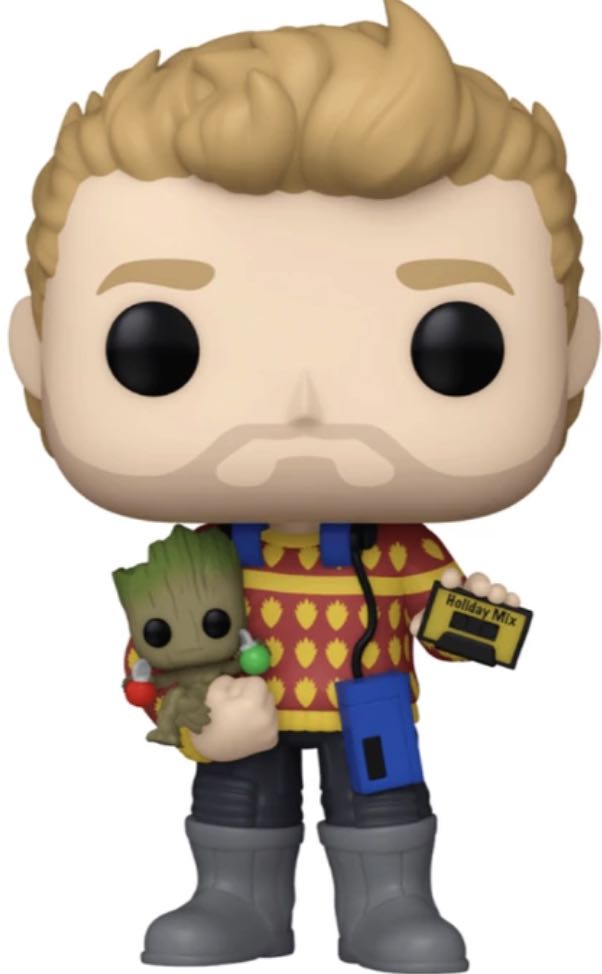 Star-Lord (With Groot, Holiday) $21  vinyl figure collectible - Main Image 2