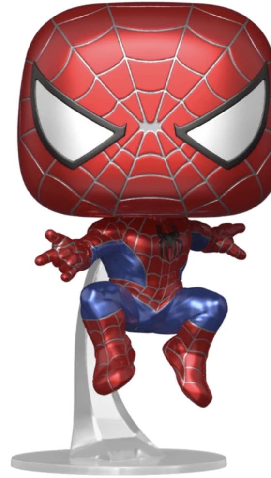 Spider-Man (Friendly Neighborhood, Metallic) $25  vinyl figure collectible - Main Image 2