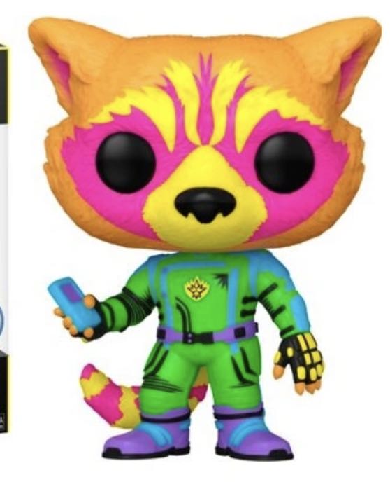 Rocket (Blacklight) $11  vinyl figure collectible - Main Image 2