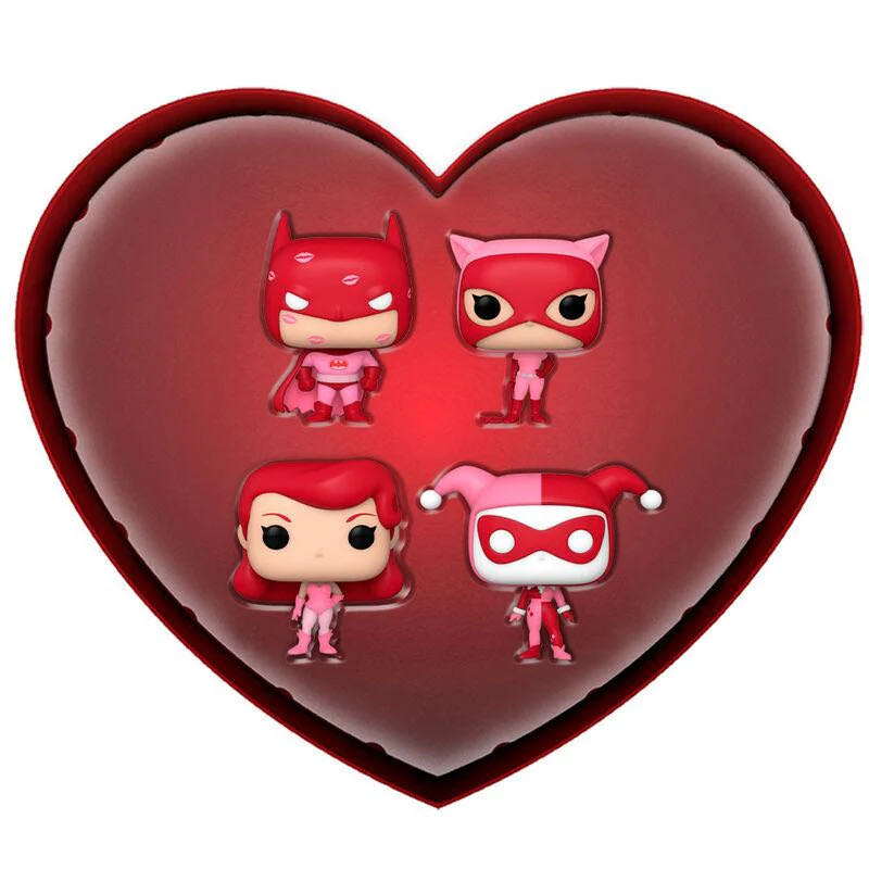 • Batman Valentine Box [4 Pack]  vinyl figure collectible - Main Image 3