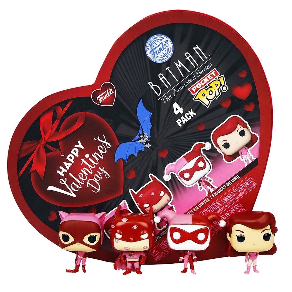 • Batman Valentine Box [4 Pack]  vinyl figure collectible - Main Image 4