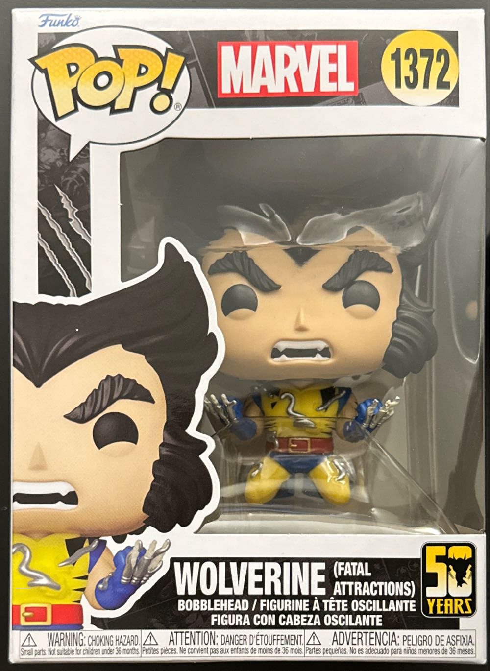 Wolverine 50th Anniversary Fatal Attractions - Marvel Universe vinyl figure collectible [Barcode 889698774369] - Main Image 2