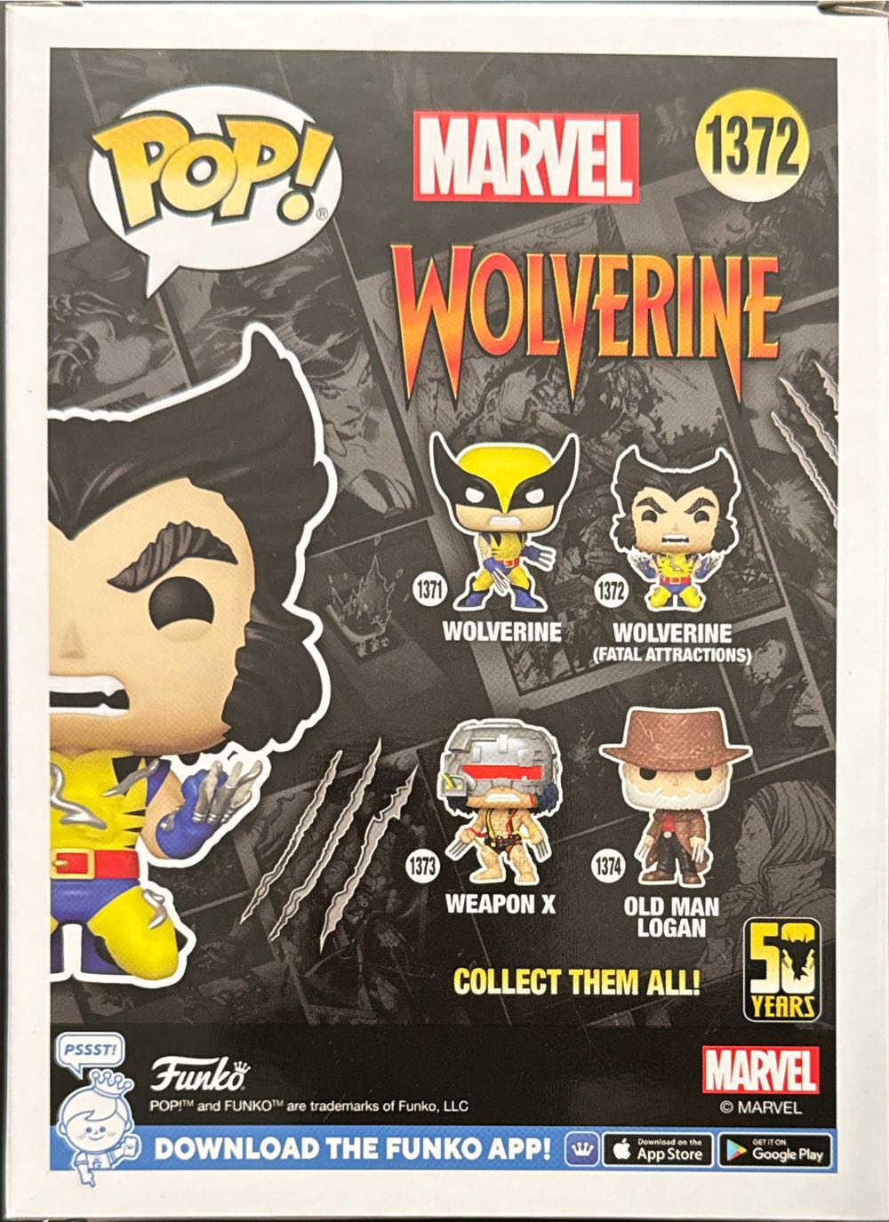 Wolverine 50th Anniversary Fatal Attractions - Marvel Universe vinyl figure collectible [Barcode 889698774369] - Main Image 3
