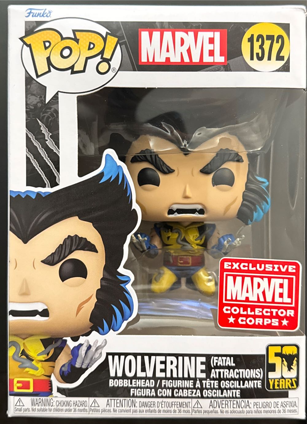 Wolverine 50th Anniversary Fatal Attractions - Marvel Universe vinyl figure collectible [Barcode 889698774369] - Main Image 5