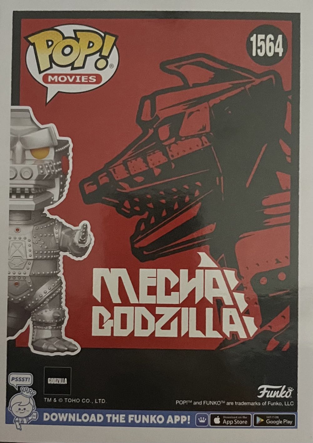 Funko Movies Godzilla Mechagodzilla (1564) - Godzilla vinyl figure collectible [Barcode 889698767378] - Main Image 4