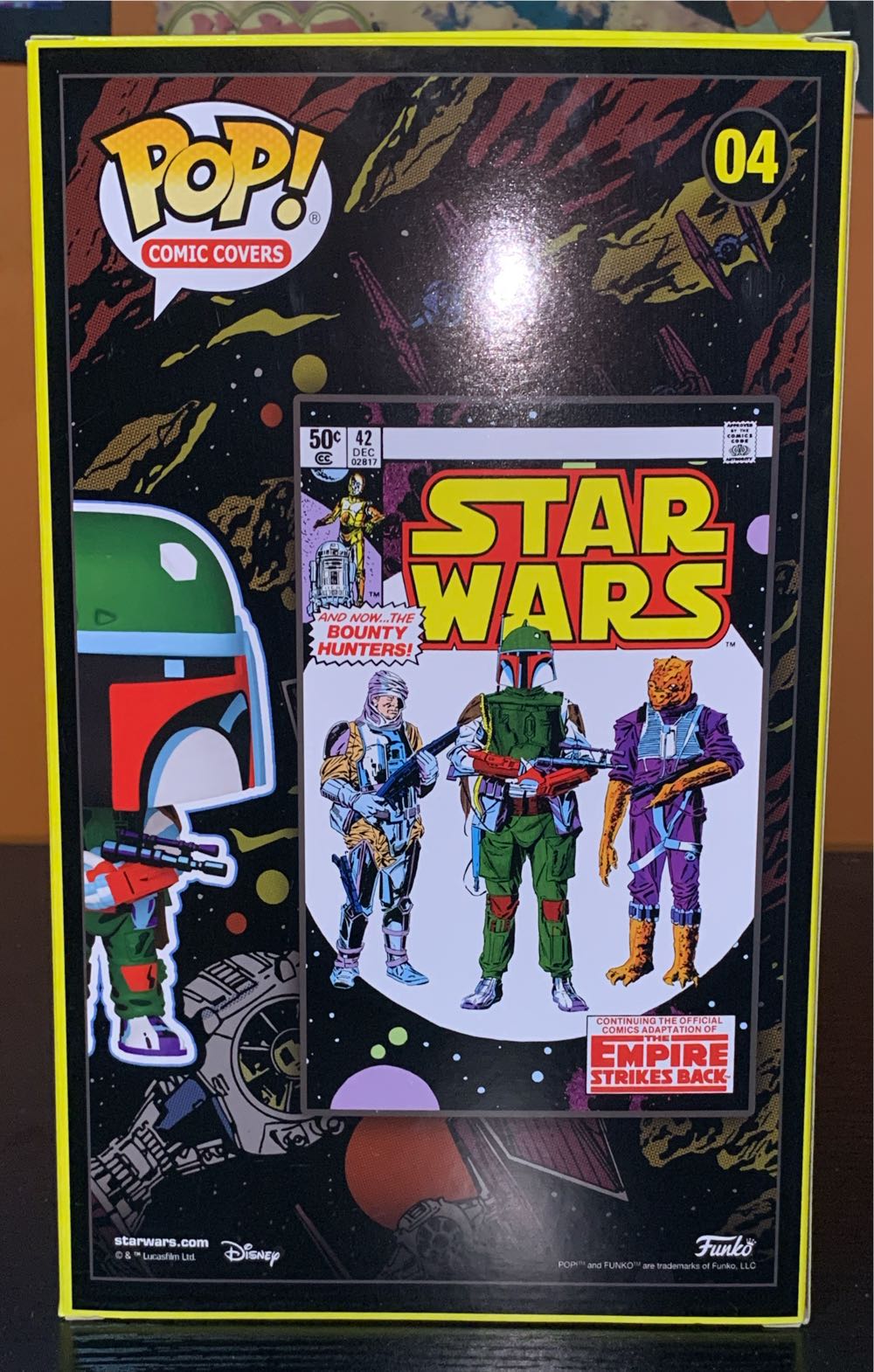 Boba Fett - 04 (Disney) Star Wars - Funko Pop Comic Covers - Star Wars vinyl figure collectible [Barcode 889698760874] - Main Image 3
