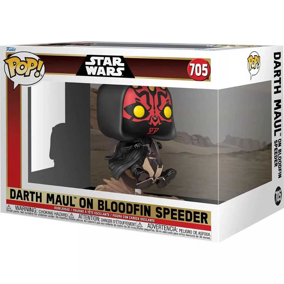 Darth Maul On Bloodfin Speeder - Star Wars vinyl figure collectible [Barcode 889698760140] - Main Image 2