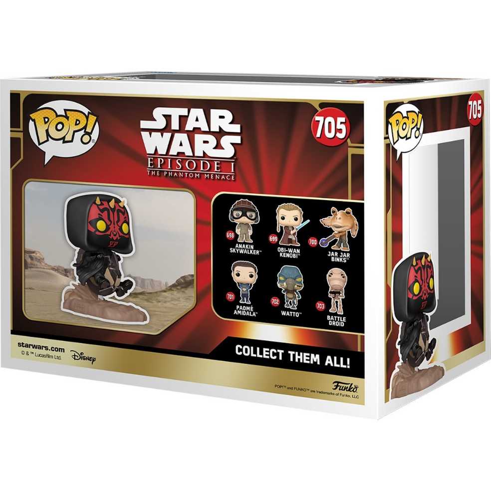 Darth Maul On Bloodfin Speeder - Star Wars vinyl figure collectible [Barcode 889698760140] - Main Image 3