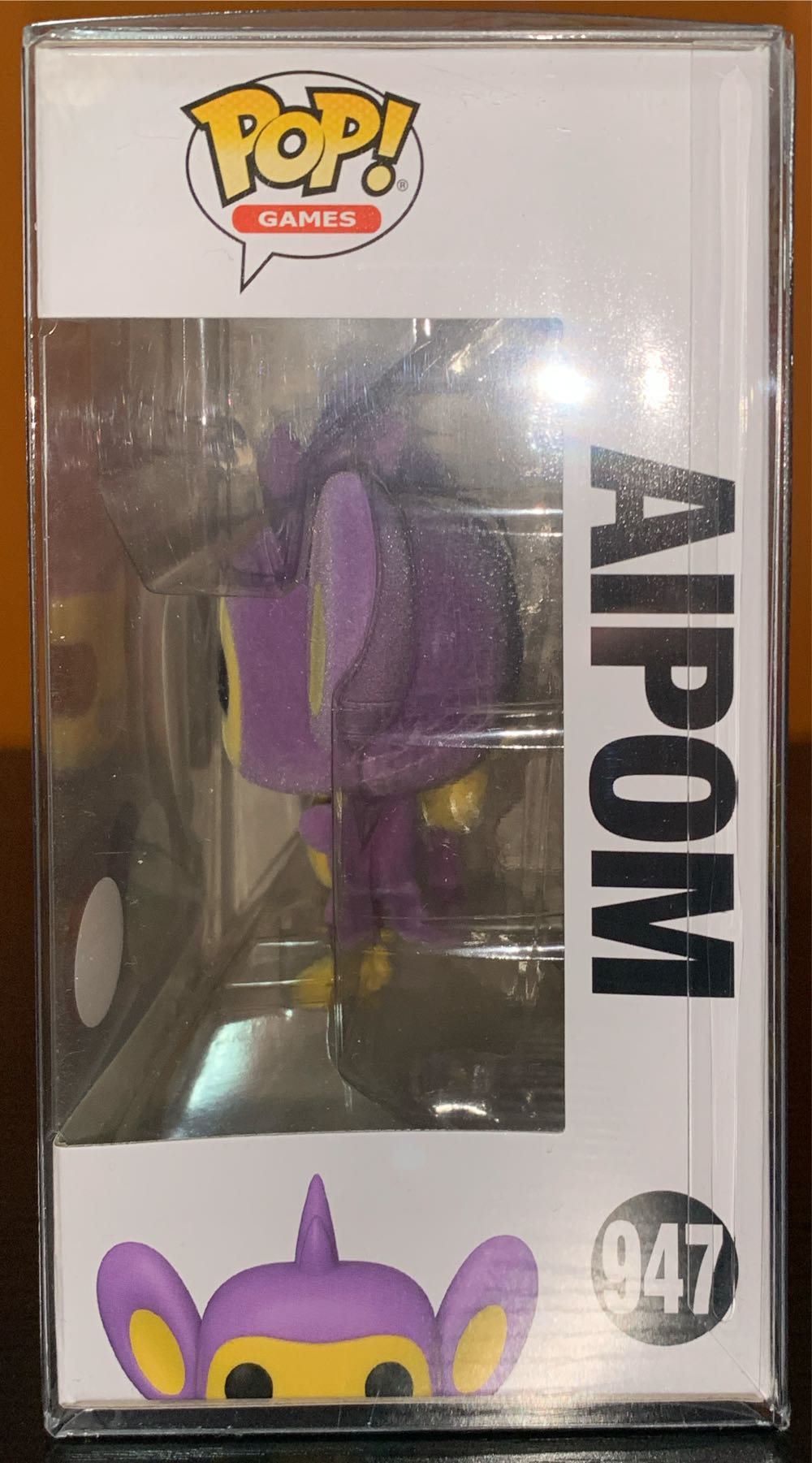 #947: Aipom [Flocked] - Pokémon vinyl figure collectible [Barcode 889698682763] - Main Image 2