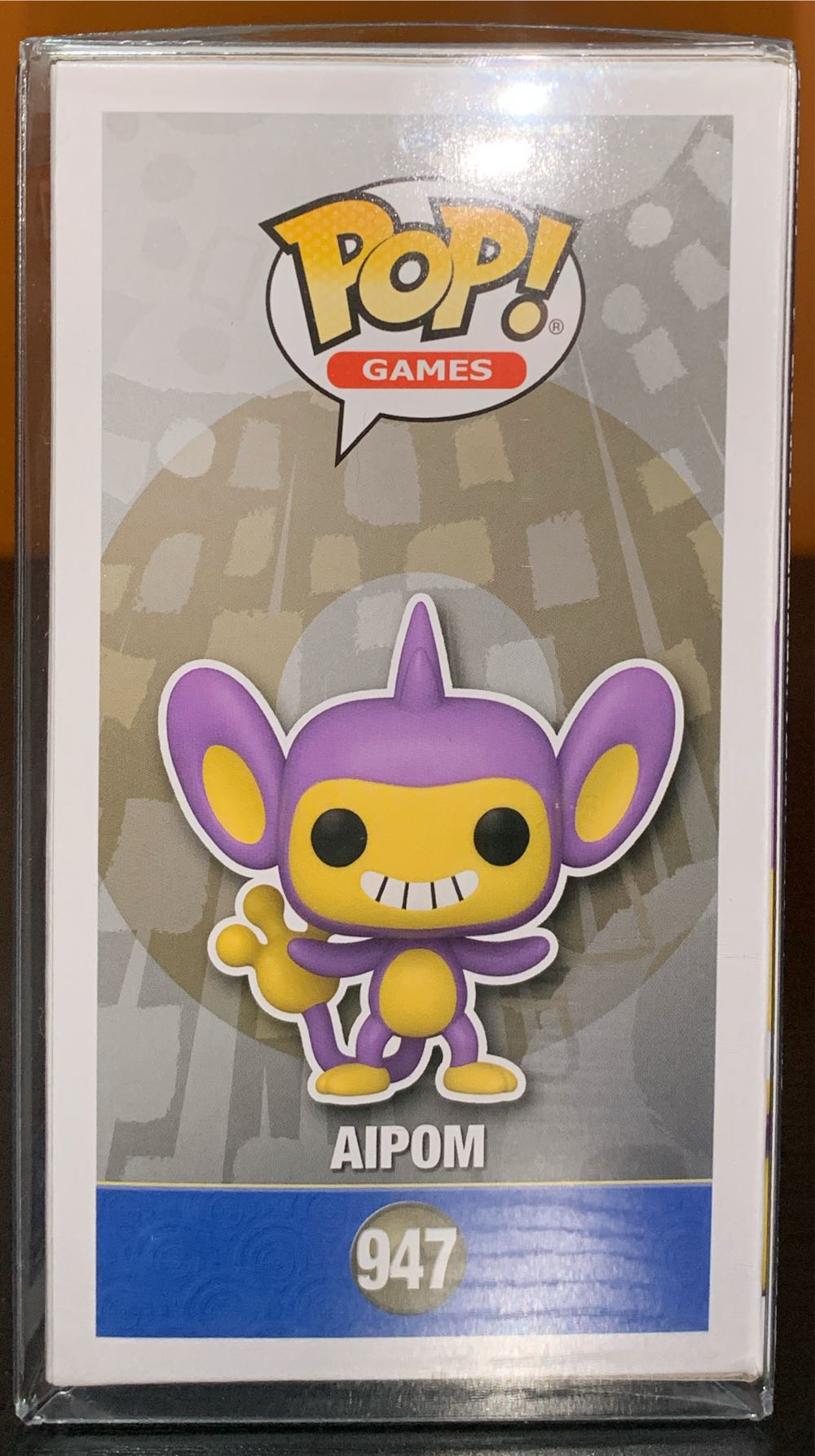 #947: Aipom [Flocked] - Pokémon vinyl figure collectible [Barcode 889698682763] - Main Image 4