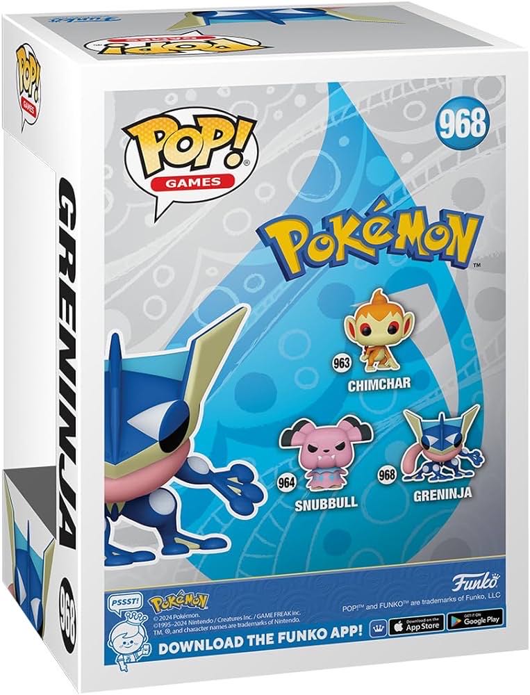 Greninja - Pokémon vinyl figure collectible [Barcode 889698709262] - Main Image 2
