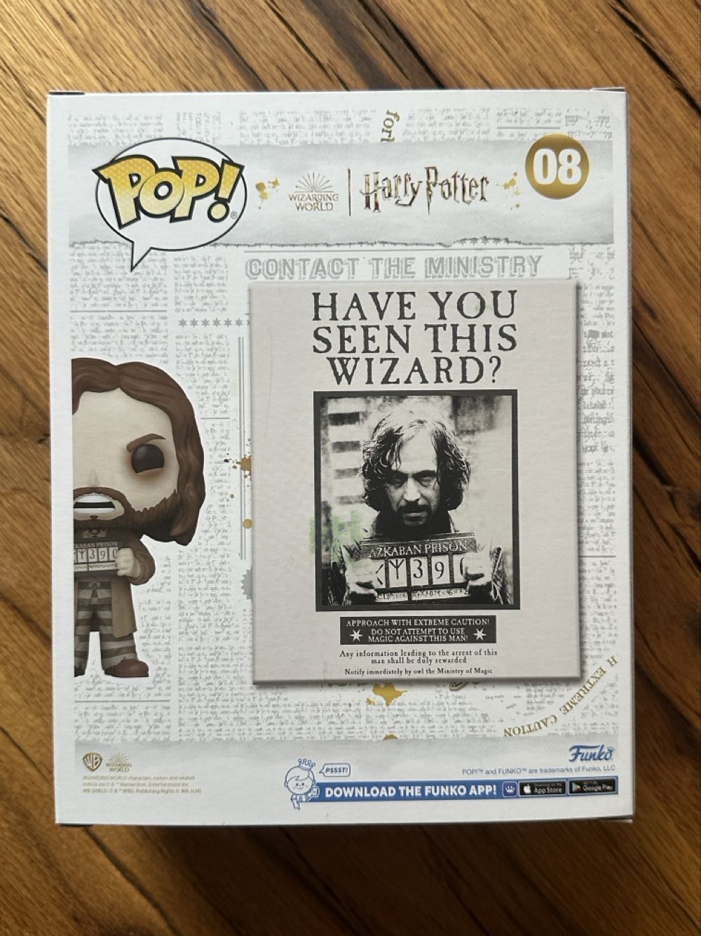 Sirius Black - Harry Potter vinyl figure collectible [Barcode 889698760010] - Main Image 2
