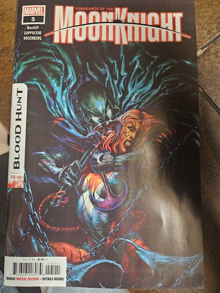 Vengeance of the Moon Knight #5 - Moon Knight vinyl figure collectible [Barcode 759606208074] - Main Image 2