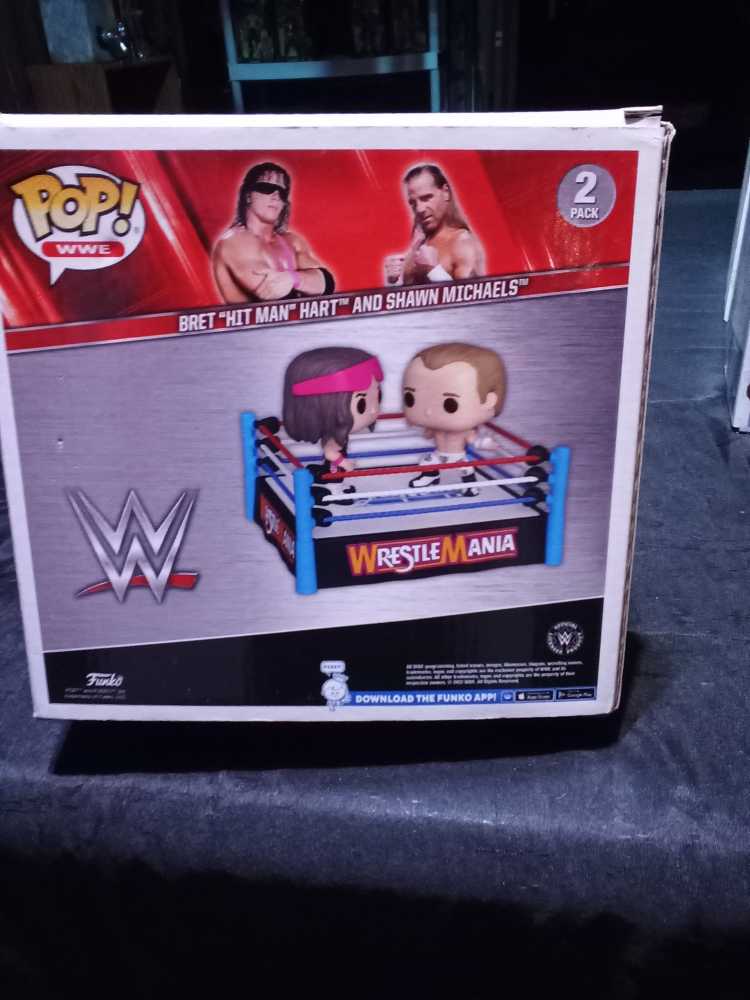 Bret Hart And Shawn Michaels In Ring  vinyl figure collectible [Barcode 014846000094] - Main Image 2