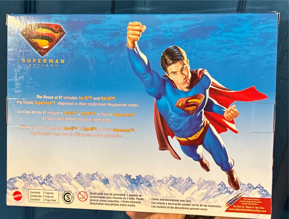 Superman Returns House Of El Action Figure 2-pack  vinyl figure collectible [Barcode 027084400625] - Main Image 2