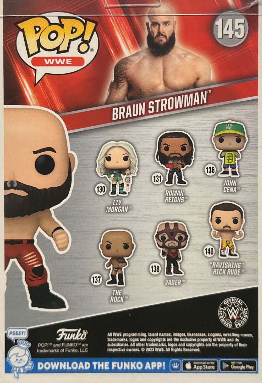 Braun Strowman - WWE vinyl figure collectible - Main Image 2